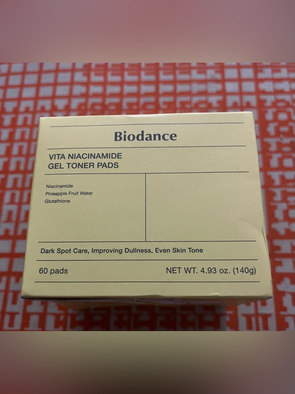 Biodance Vita Niacinamide Gel Toner Pads -
